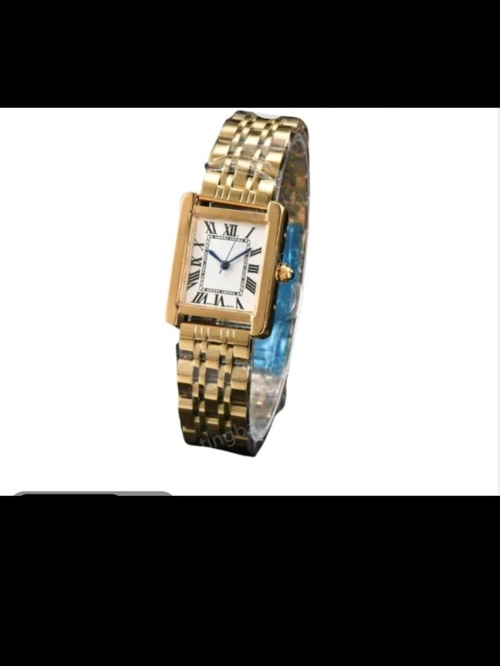 Gold Tone Women's Bracelet Watch - Classic Roman Dial